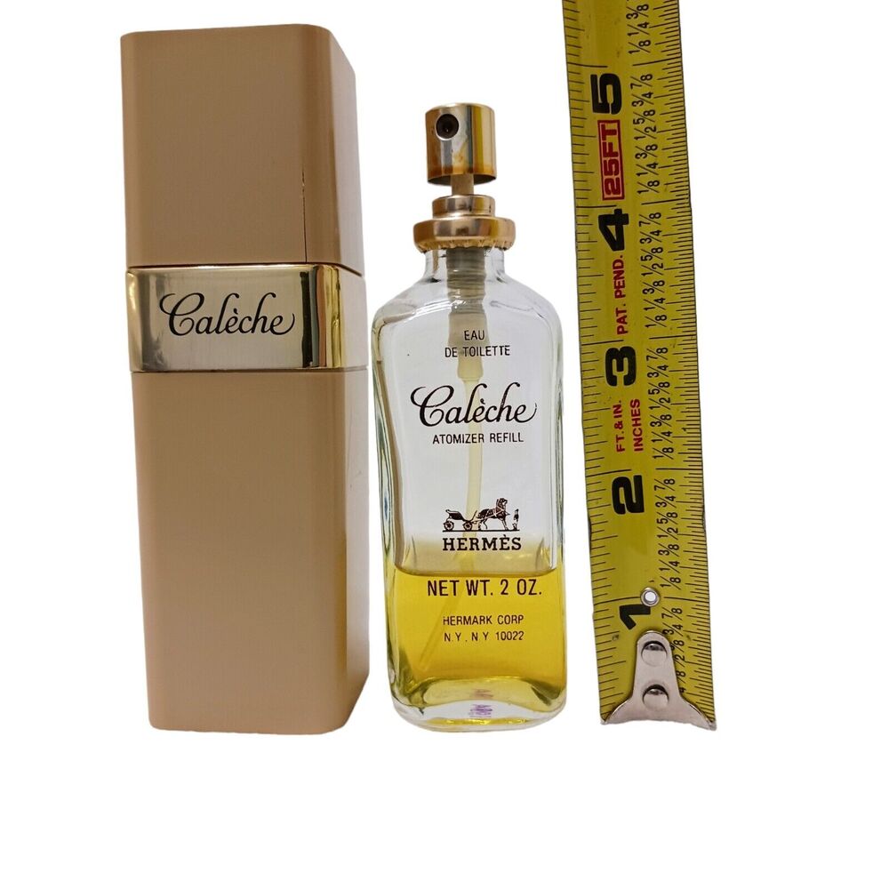 Collectible Vintage Hermes Vanity Container + Caleche EDT 2 oz, Spray Bottle - Picture 13 of 13